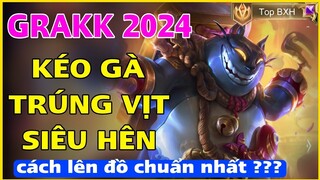 Grakk Liên Quân | Cách Chơi, Bảng Ngọc và Lên Đồ Grakk Mùa Mới Mạnh Nhất Game Liên Quân AOV là đây ?