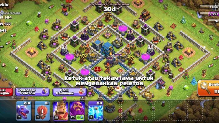 maklum gak pernah main coc lagi