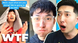 Reacting to My TIK TOKS! (LOL WTF)