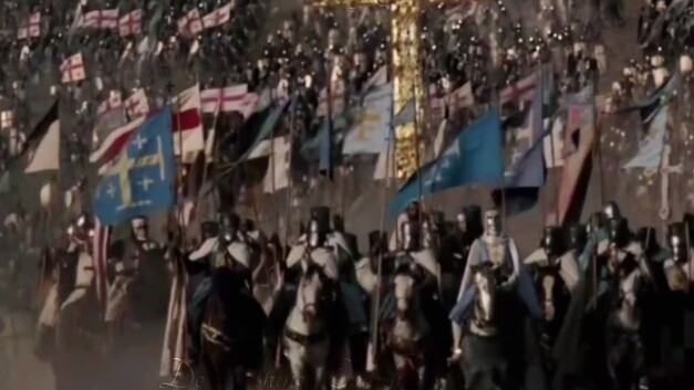 In the name of God. March east!