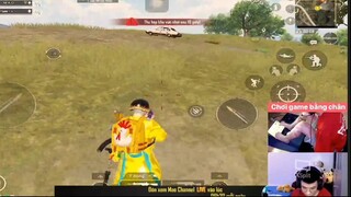 Ông trùm bắn PUBG bằng chân onl stream