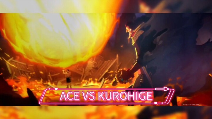 ACE VS KUROHIGE || ONE PIECE AMBITION