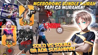 BACK TO BACK BOOYAHH!! SOLO VS SQUAD NYOBAIN BUNDLE MURAHAN AUTO JADI TAMBAH JAGO!! P.. NYARI TIM!