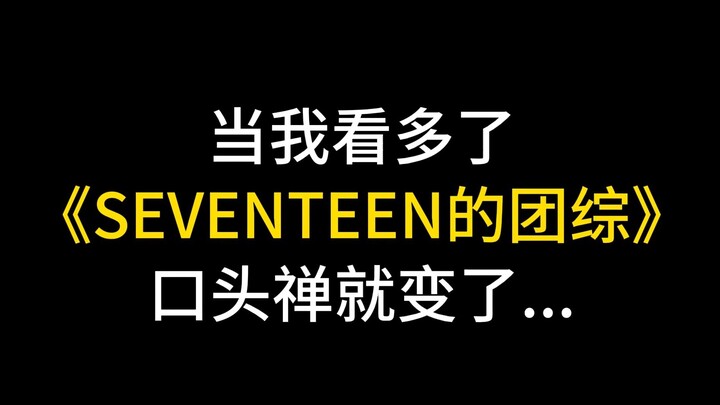 พอฉันดูวาไรตี้ของ SEVENTEEN บ่อยเข้า คำพูดติดปากของฉันก็เปลี่ยนไป…