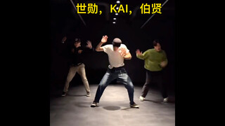 EXO 成员为Kai应援《Rover》