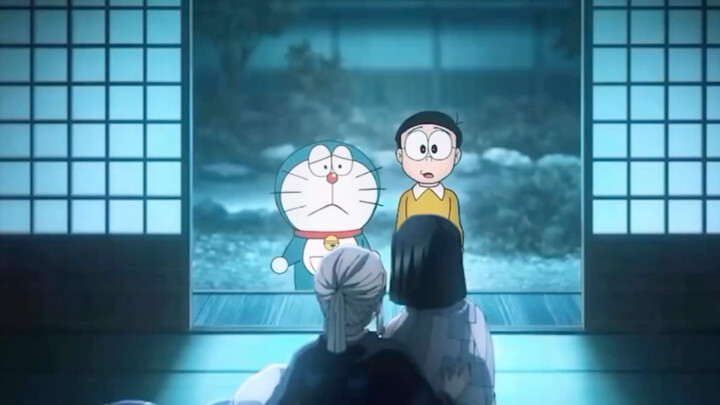 What if Nobita and Doraemon entered the world of Demon Slayer｜One simple sentence solves it all