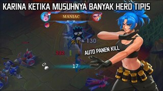 Karina Ketika Musuhnya Banyak Hero Tipis🔥 - Tanzz Gameplay