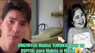 JUST in!Ang Buong DETALYE ng Pagtakas ni Mygs Molino sa Ospital para Lang Makita si MAHAL!