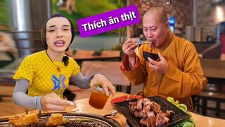 Ty Thy lên tiếng vì liên tục bị Thích Tâm Phúc quay video nói xấu - Ẩm thực Cha Rồng gỏi đu đủ