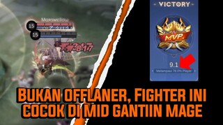Bukan cuma Offlaner, Fighter ini cocok juga gantiin Posisi Mage di mid