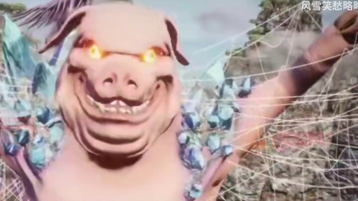 The Spring of Shanhaijing is Brilliant Pig Bajie~ This game advertisement is also invincible, so bea