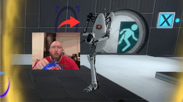 Lagi serius malah makan dia | Portal 2 Co-Op - 1