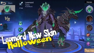 LEOMORD NEW HALLOWEEN SKIN MOBILE LEGENDS LEOMORD NEW SKIN HALLOWEEN MLBB NEW SKIN UPDATE ML NEWS!