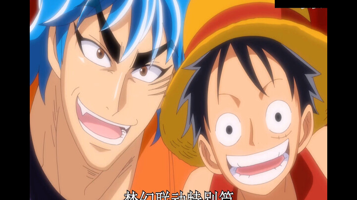 I can't believe that the protagonists of the two hot-blooded anime actually met