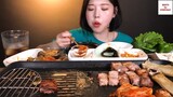 Món Hàn : Thịt ba chỉ nướng cuộn rau siêu ngon 5 #monHan