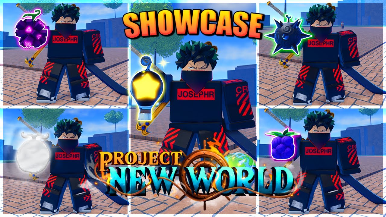 Paw Fruit Full Showcase with Max Stats in Project New World 