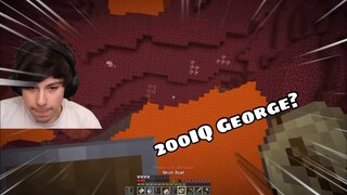 George khi làm Speedrun cũng có những pha 200IQ không khác gì Dream!