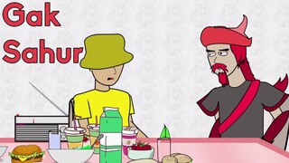 Kartun Lucu Bulan Puasa - TIDAK SAHUR!