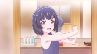 "Onii-chan, kamu mau makan dulu, mandi dulu, atau...kakak?"