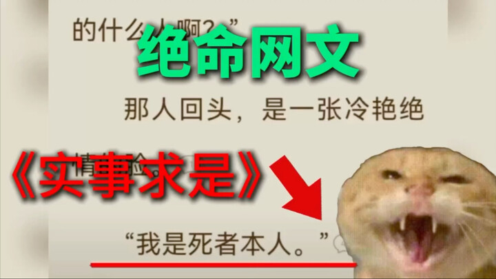 绝命网文【⚡️实事求是⚡️】