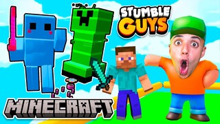 ME ENFRENTO a MINECRAFT en STUMBLE GUYS! 😱