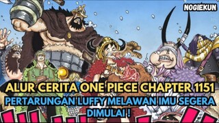 PERTARUNGAN LUFFY MELAWAN IMU AKAN SEGERA DI MULAI | ALUR CERITA ONE PIECE CHAPTER 1151