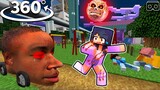 APHMAU saving Friends from CURSED DaBaby in Minecraft 360°
