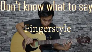 Don't know what to say - Ric Segreto (Fingerstyle)