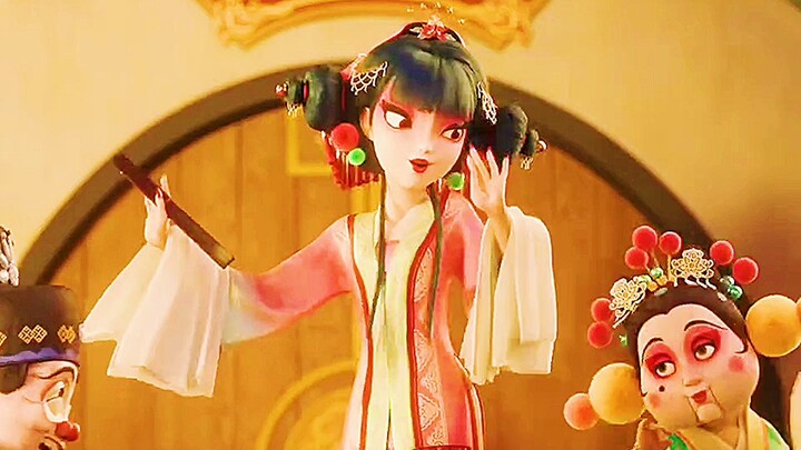 Baofangzhu dengan paduan merah dan hijau, wanita cantik yang mengenakan hanfu benar-benar memesona!