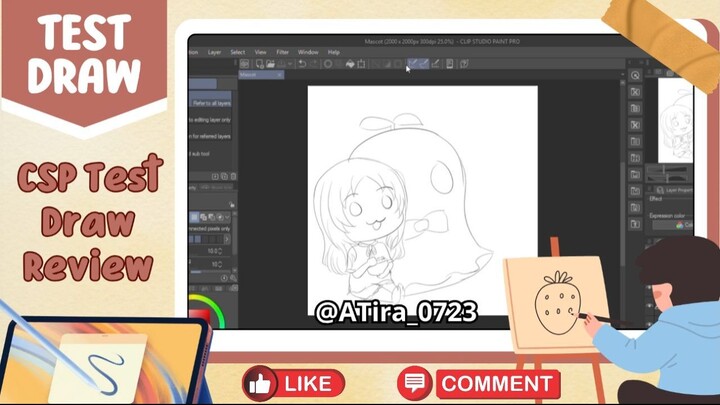 Mencoba Gambar di CSP 🖌🖌 [PART 1]