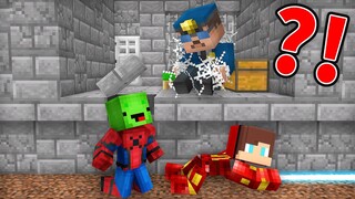 Mikey and JJ Escape From SUPERHERO PRISON in Minecraft - Maizen Challenge