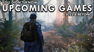 Top 20 NEW Amazing Upcoming Games You Didn't Know Were Coming 2022 & 2023 | Gameplay [4K 60FPS]