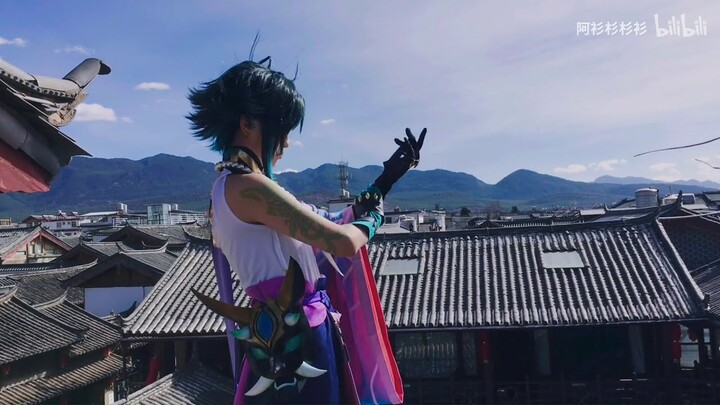sexycoser.com-Genshin Impact Xiao Cosplay