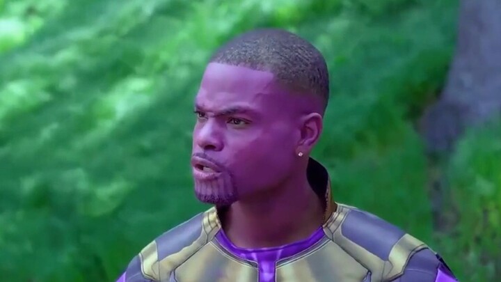Even if you’re Thanos, you’re still a person of color—Hulk, what are you laughing at?