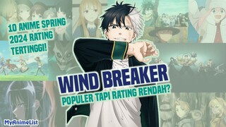 WIND BREAKER LEWAT?? 10 ANIME SPRING DENGAN RATING TERTINGGI