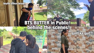 BTS Butter Dance Cover [Behind the Scene] Tried KPOP in Public in our Province for the first time