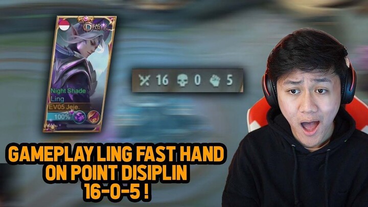 GAMEPLAY LING JEJE PERFECT MATI 0 ! FAST HAND, DISIPLIN, ON POINT - Mobile Legen
