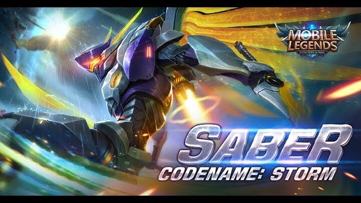 Mobile Legends: Bang bang! Saber New Skin |Codename: Storm|