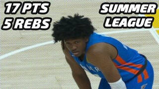 Jalen Williams vs Utah Jazz 7.5.22 | 17 pts (8-11 FG, 1-1 3pt, 0-2 FT), 5 Reb, 3 TO