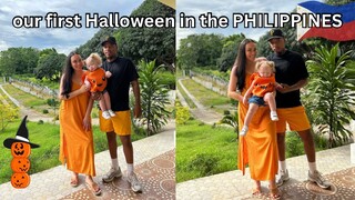Our First Halloween in the PHILIPPINES! + Playing Basketball with Local Kids! 🇵🇭