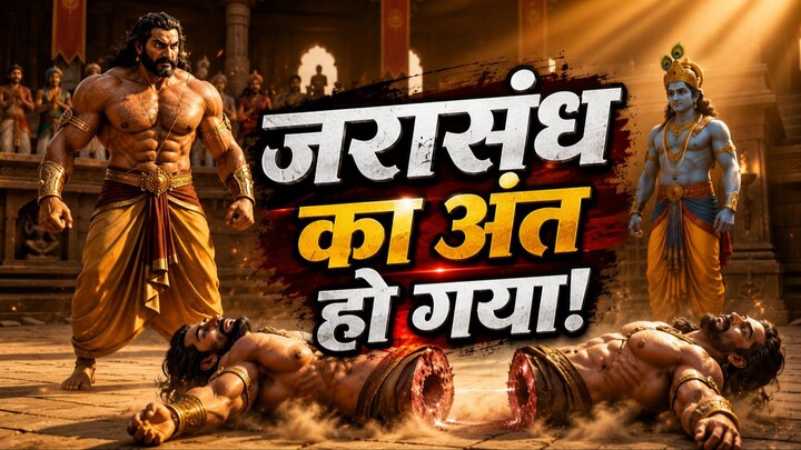 How Bheem Killed Jarasandha? | Krishna's Secret Strategy #Mahabharat #Mythology #EpicBattle