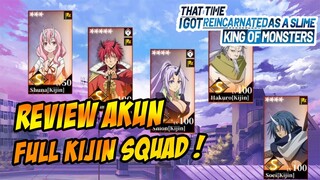 REVIEW AKUN GG LAGI PUNYA FULL KIJIN SQUAD SHUNA SP - TENSURA : KING OF MONSTER INDONESIA