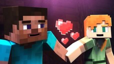 Alex & Steve Love Story Full - Minecraft Animation