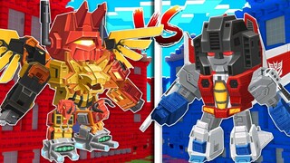 MINI GAME : CUỘC CHIẾN CĂN CỨ RED VS BLUE ** NOOB TÌM RA ĐƯỢC SÚNG SIÊU MẠNH TRONG MINI WORLD ??