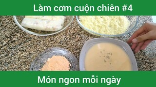 Làm cơm cuộn chiên p4