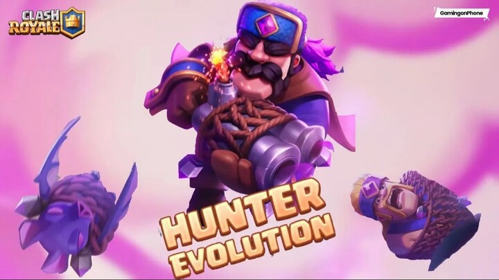 Main Pake Deck evo Hunter [Clash Royale]