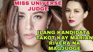 TAKOT ANG  ILANG KANDIDATO  NG MISS UNIVERSE 2021 NA MAG JUDGE SI MARIAN RIVERA