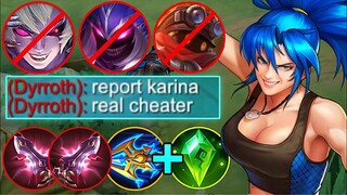 PLEASE DON'T SPAM RECALL IN FRONT OF KARINA | GLOBAL KARINA BEST BUILD 2024!! - MLBB