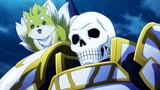 Very overpowered skeleton knight hides identity while helping girl end elf slavery (2) | Anime Recap
