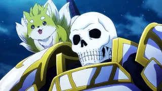 Very overpowered skeleton knight hides identity while helping girl end elf slavery (2) | Anime Recap
